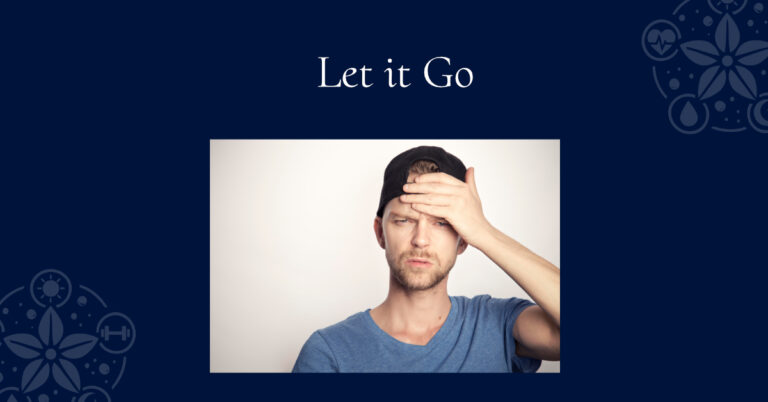 Man with hand on head